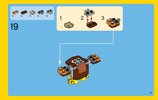 Notice / Instructions de Montage - LEGO - Creator - 31044 - Les animaux du parc: Page 13