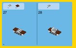 Notice / Instructions de Montage - LEGO - Creator - 31044 - Les animaux du parc: Page 18