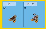 Notice / Instructions de Montage - LEGO - Creator - 31044 - Les animaux du parc: Page 9