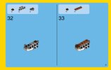 Notice / Instructions de Montage - LEGO - Creator - 31044 - Les animaux du parc: Page 31