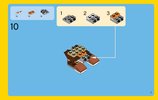 Notice / Instructions de Montage - LEGO - Creator - 31044 - Les animaux du parc: Page 7