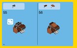 Notice / Instructions de Montage - LEGO - Creator - 31044 - Les animaux du parc: Page 34