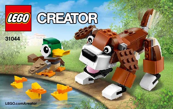 Notice / Instructions de Montage - LEGO - Creator - 31044 - Les animaux du parc: Page 1