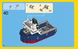 Notice / Instructions de Montage - LEGO - Creator - 31045 - L'explorateur des océans: Page 40