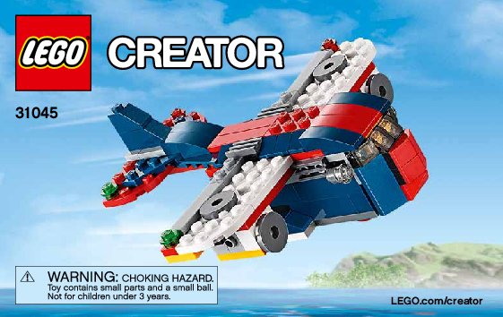 Notice / Instructions de Montage - LEGO - Creator - 31045 - L'explorateur des océans: Page 1