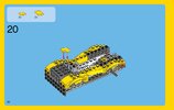 Notice / Instructions de Montage - LEGO - Creator - 31046 - La voiture rapide: Page 20