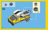 Notice / Instructions de Montage - LEGO - Creator - 31046 - La voiture rapide: Page 38