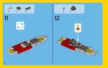 Notice / Instructions de Montage - LEGO - Creator - 31047 - L'avion à hélices: Page 8