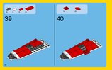 Notice / Instructions de Montage - LEGO - Creator - 31047 - L'avion à hélices: Page 24