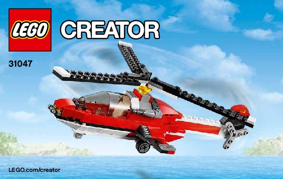 Notice / Instructions de Montage - LEGO - Creator - 31047 - L'avion à hélices: Page 1