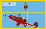 Notice / Instructions de Montage - LEGO - Creator - 31047 - L'avion à hélices: Page 33