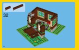 Notice / Instructions de Montage - LEGO - Creator - 31048 - La cabane du bord du lac: Page 34