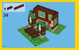 Notice / Instructions de Montage - LEGO - Creator - 31048 - La cabane du bord du lac: Page 36