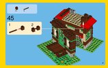 Notice / Instructions de Montage - LEGO - Creator - 31048 - La cabane du bord du lac: Page 47