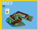 Notice / Instructions de Montage - LEGO - Creator - 31048 - La cabane du bord du lac: Page 33