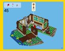 Notice / Instructions de Montage - LEGO - Creator - 31048 - La cabane du bord du lac: Page 47