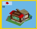 Notice / Instructions de Montage - LEGO - Creator - 31048 - La cabane du bord du lac: Page 61