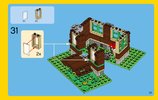 Notice / Instructions de Montage - LEGO - Creator - 31048 - La cabane du bord du lac: Page 33