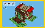 Notice / Instructions de Montage - LEGO - Creator - 31048 - La cabane du bord du lac: Page 45