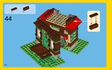 Notice / Instructions de Montage - LEGO - Creator - 31048 - La cabane du bord du lac: Page 46