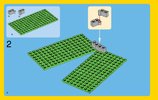 Notice / Instructions de Montage - LEGO - Creator - 31048 - La cabane du bord du lac: Page 4