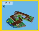 Notice / Instructions de Montage - LEGO - Creator - 31048 - La cabane du bord du lac: Page 35