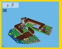 Notice / Instructions de Montage - LEGO - Creator - 31048 - La cabane du bord du lac: Page 36