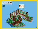 Notice / Instructions de Montage - LEGO - Creator - 31048 - La cabane du bord du lac: Page 45