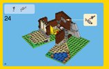 Notice / Instructions de Montage - LEGO - Creator - 31048 - La cabane du bord du lac: Page 28