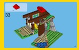 Notice / Instructions de Montage - LEGO - Creator - 31048 - La cabane du bord du lac: Page 37