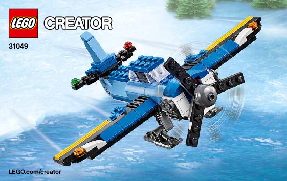 Notice / Instructions de Montage - LEGO - Creator - 31049 - L'hélicoptère à double rotor: Page 1