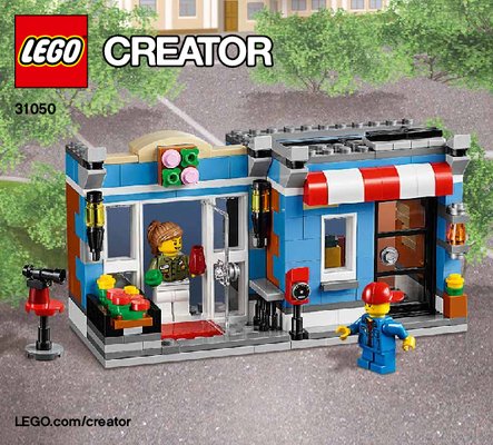 Notice / Instructions de Montage - LEGO - Creator - 31050 - Le comptoir "Deli": Page 1