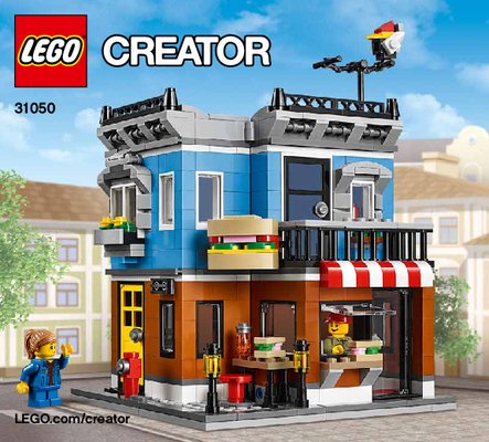 Notice / Instructions de Montage - LEGO - Creator - 31050 - Le comptoir "Deli": Page 1