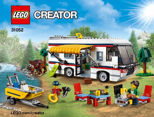 Notice / Instructions de Montage - LEGO - Creator - 31052 - Le camping-car: Page 1