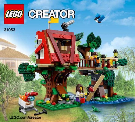 Notice / Instructions de Montage - LEGO - Creator - 31053 - Les aventures dans la cabane dans l'arbre: Page 1