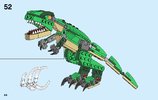 Notice / Instructions de Montage - LEGO - Creator - 31058 - Le dinosaure féroce: Page 44