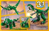 Notice / Instructions de Montage - LEGO - Creator - 31058 - Le dinosaure féroce: Page 46