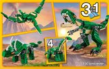 Notice / Instructions de Montage - LEGO - Creator - 31058 - Le dinosaure féroce: Page 46