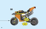 Notice / Instructions de Montage - LEGO - Creator - 31059 - La moto orange: Page 46