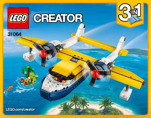 Notice / Instructions de Montage - LEGO - Creator - 31064 - Les aventures sur l'île: Page 1