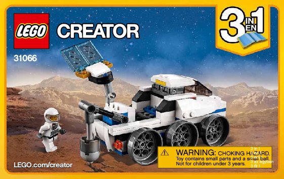 Notice / Instructions de Montage - LEGO - Creator - 31066 - La navette spatiale: Page 1