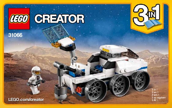 Notice / Instructions de Montage - LEGO - Creator - 31066 - La navette spatiale: Page 1