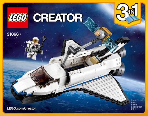 Notice / Instructions de Montage - LEGO - Creator - 31066 - La navette spatiale: Page 1