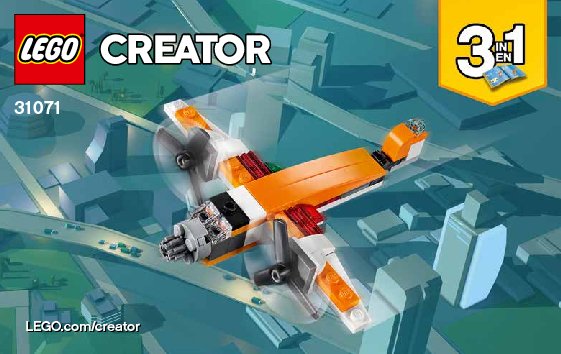 Notice / Instructions de Montage - LEGO - 31071 - Drone Explorer: Page 1