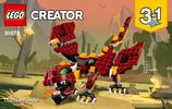 Notice / Instructions de Montage - LEGO - 31073 - Mythical Creatures: Page 1