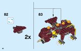 Notice / Instructions de Montage - LEGO - 31073 - Mythical Creatures: Page 40