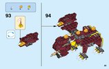 Notice / Instructions de Montage - LEGO - 31073 - Mythical Creatures: Page 45