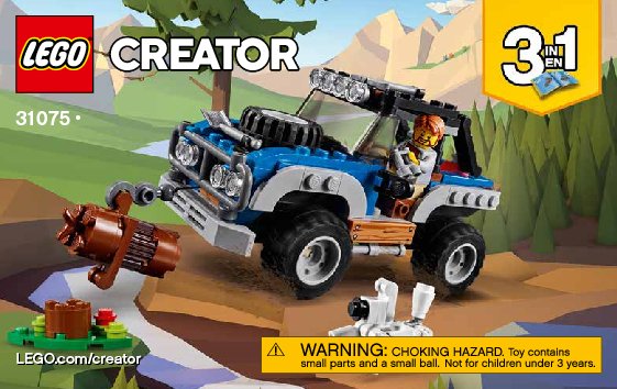 Notice / Instructions de Montage - LEGO - 31075 - Outback Adventures: Page 1