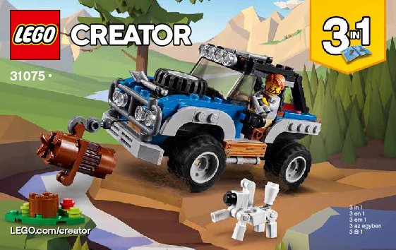 Notice / Instructions de Montage - LEGO - 31075 - Outback Adventures: Page 1