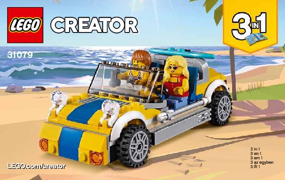 Notice / Instructions de Montage - LEGO - 31079 - Sunshine Surfer Van: Page 1